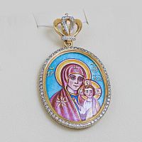 Обр. БМ Казанская Подвеска (Au 585)